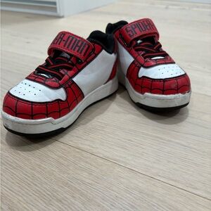 Marvel Spider-Man Sneakers - Red, Black, and White‎ size 9